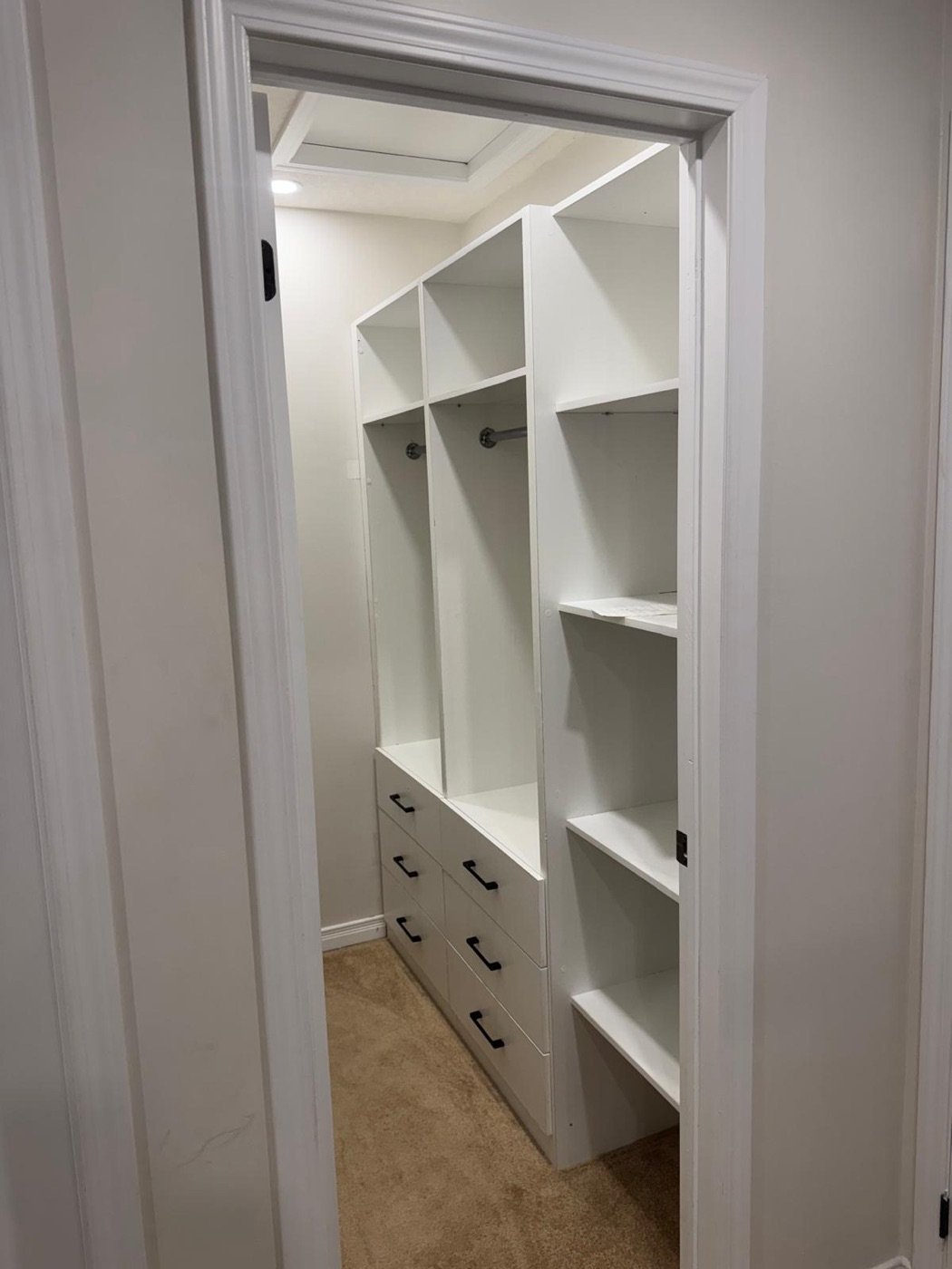 Closet millwork